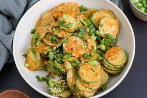 How to Make Cucumber Salad with Spicy Peanut Dressing