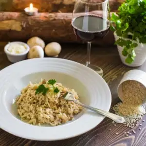 Parmesan Risotto with Fole Gra