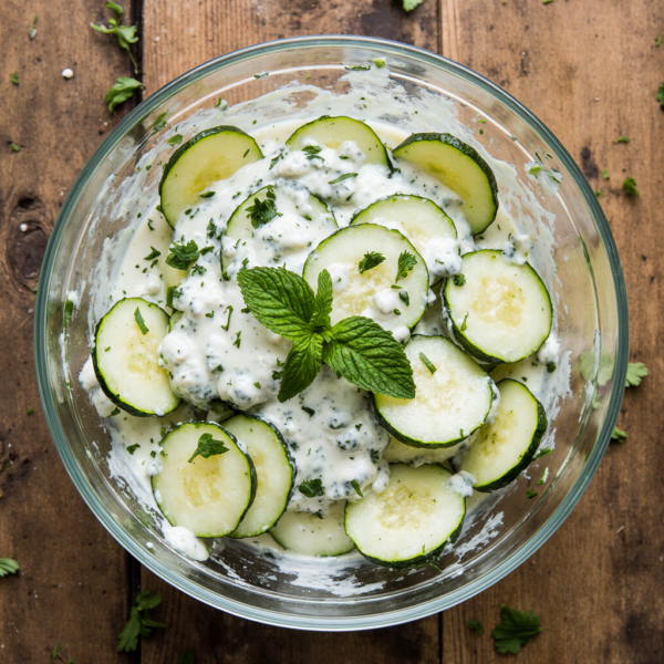 Easy Cucumber Ranch Crack Salad Recipe