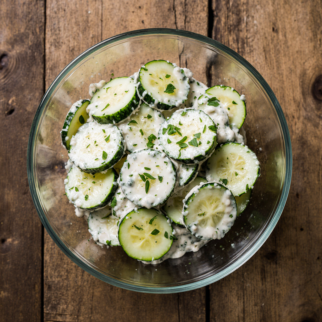 Easy Cucumber Ranch Crack Salad Recipe