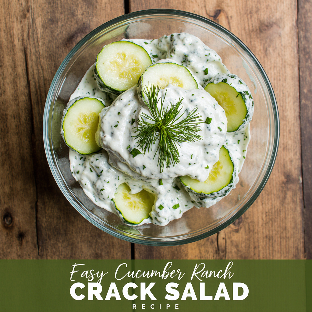 Easy Cucumber Ranch Crack Salad Recipe