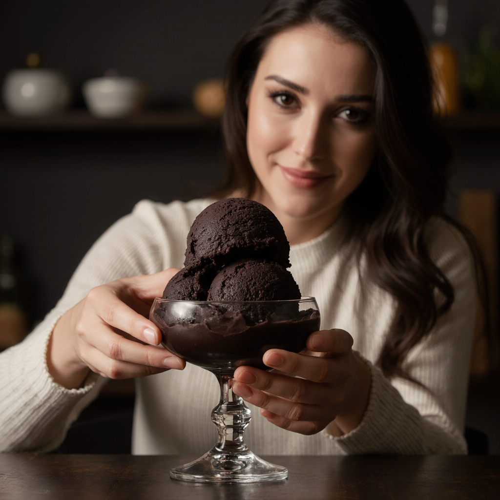 Wednesday Ice Cream Black