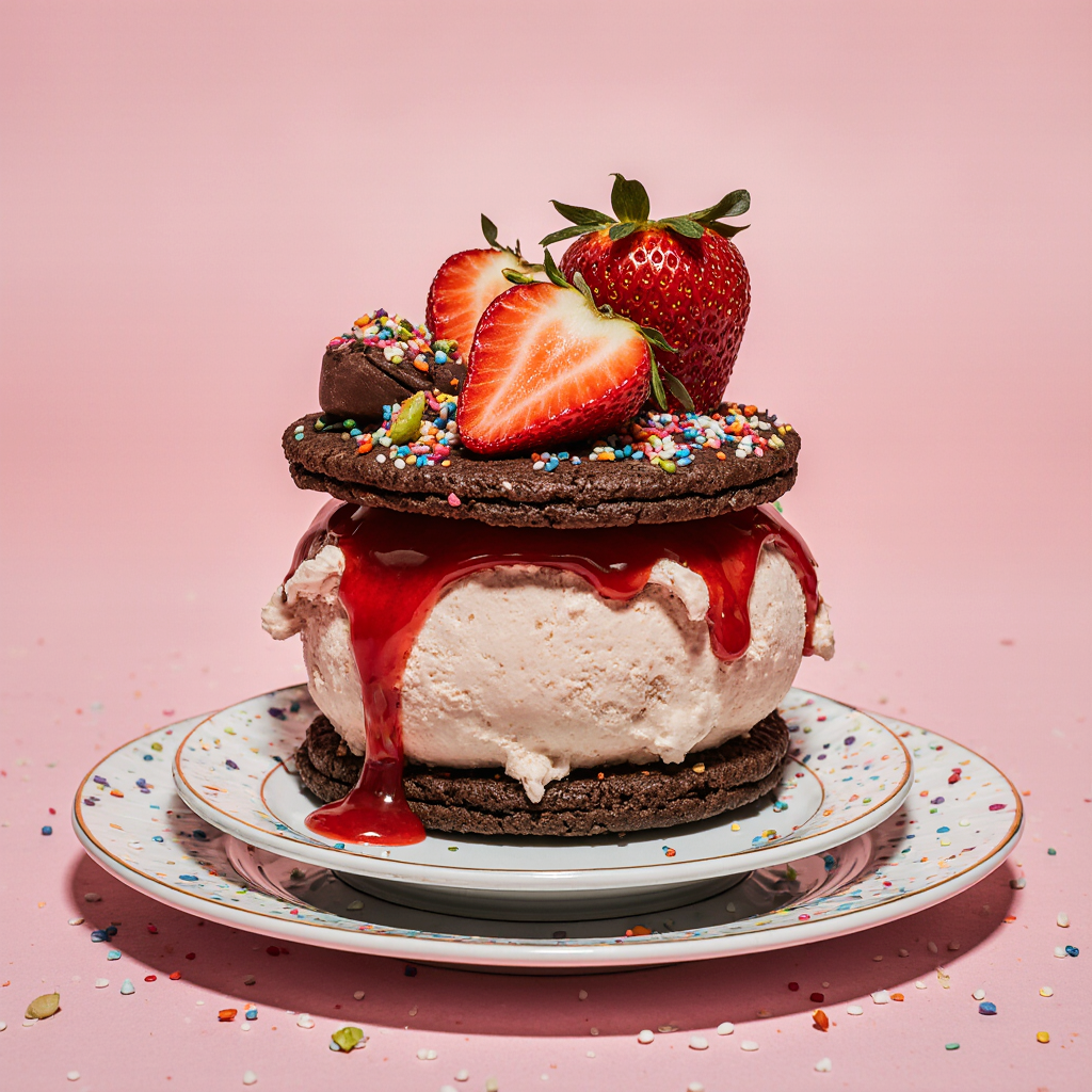 Easy ice cream sandwich cake recipe 🍓