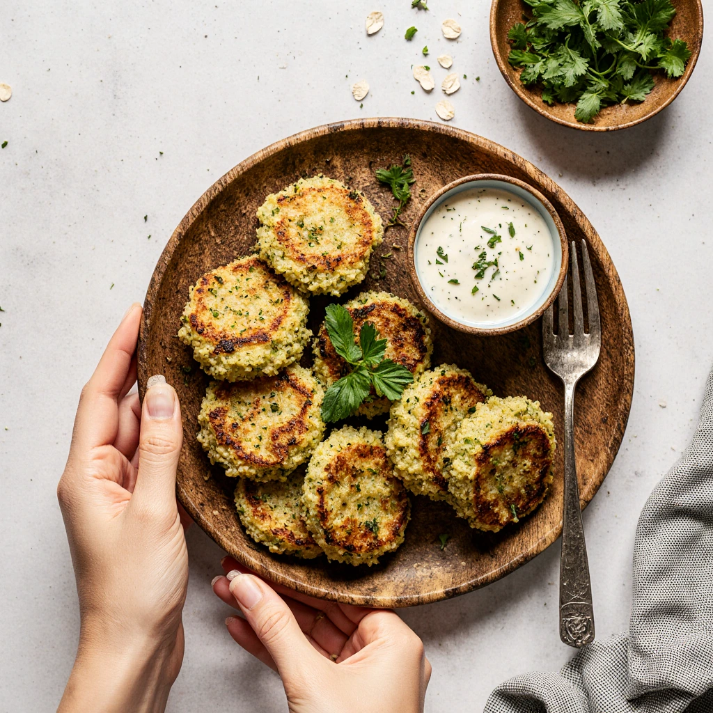 “Crispy Zucchini and Oatmeal Cutlets made easy! Healthy, vegetarian, and packed with flavor—perfect as a snack, side, or light meal.”