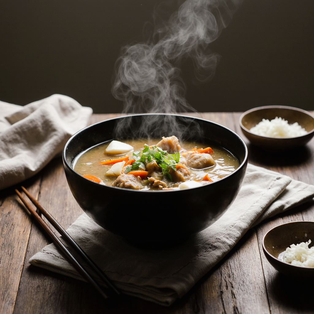 Chicken Miso Soup (Torijiru)